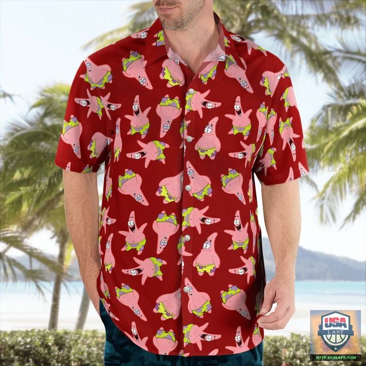 Best Quality SpongeBob Patrick Star Aloha Hawaiian Shirt