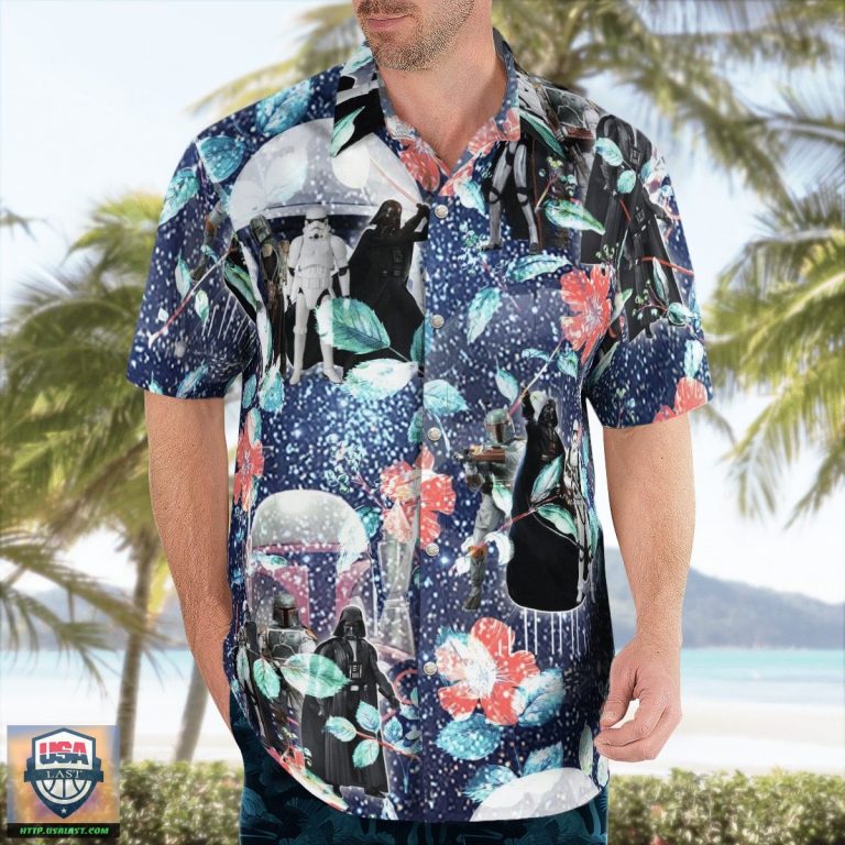 (Big Sale) Darth Vader Boba Fett And Stormtrooper Star Wars Hawaiian Shirts Beach Short