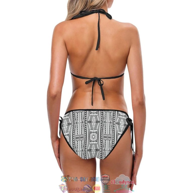 Polynesian Tattoo Design Two Piece Bikini Set Swimsuit Beach