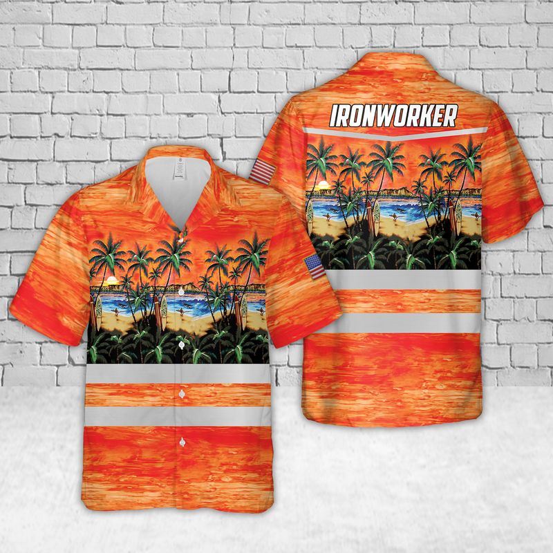 Ironworkers Hawaiian Shirt
