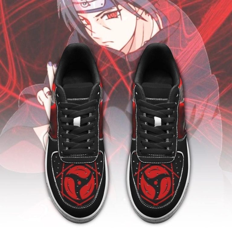 High Quality Itachi Sharingan Eyes Naruto Air Force 1 Sneaker Shoes