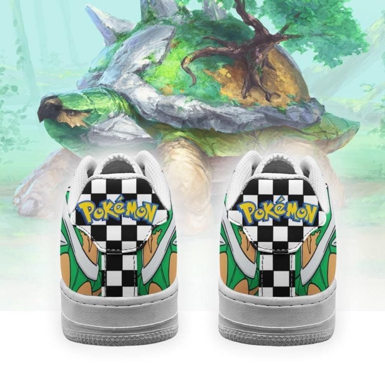 Top Rate Torterra Pokemon Air Force One Low Top Shoes Sneakers