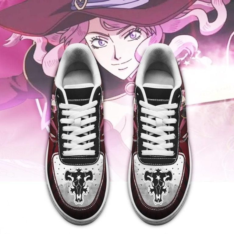 Nice Vanessa Enoteca Black Clover Air Sneakers AF1 Anime Shoes