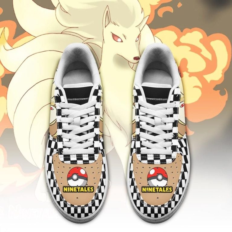 Top Alibaba Ninetales Pokemon Air Force One Low Top Shoes Sneakers