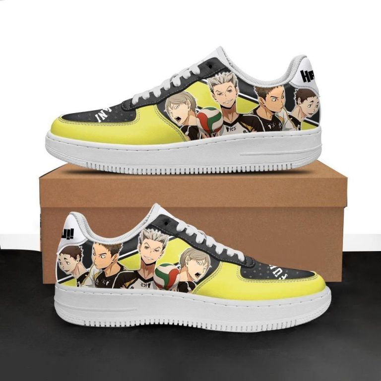 For Fans Haikyuu Fukurōdani Academy Air Force One Low Top Shoes