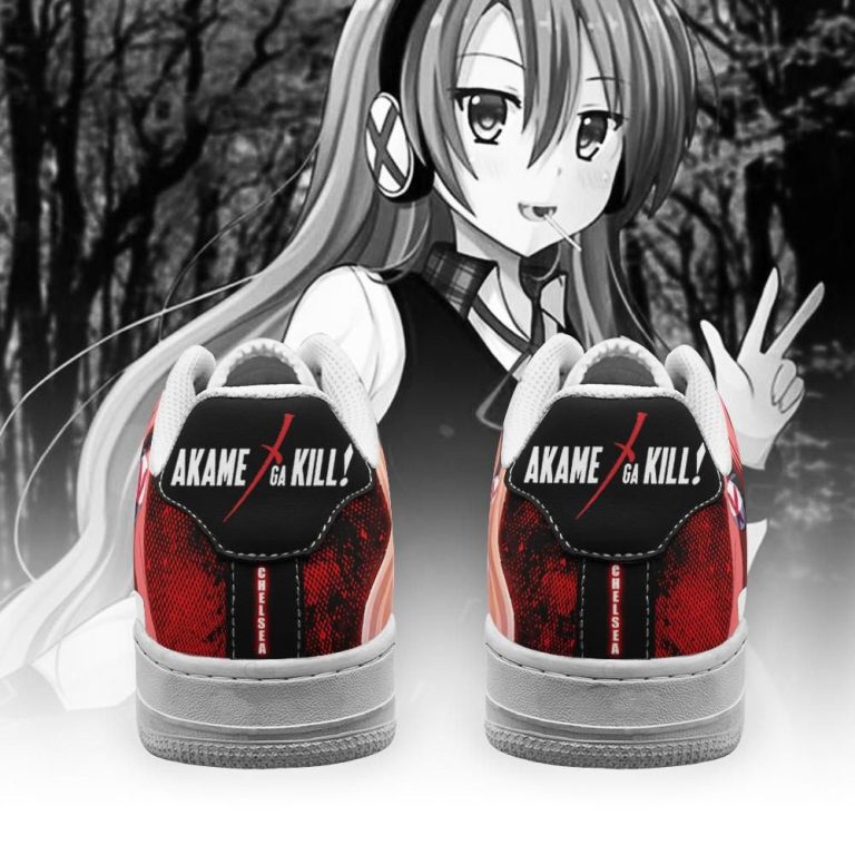 Awesome Akame Ga Kill Air Force One Low Top Shoes