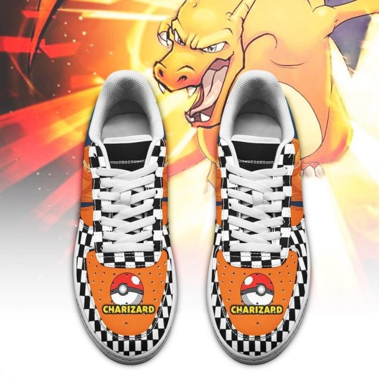 Welcome Charizard Pokemon Caro Air Force 1 Low Top Shoes Sneakers