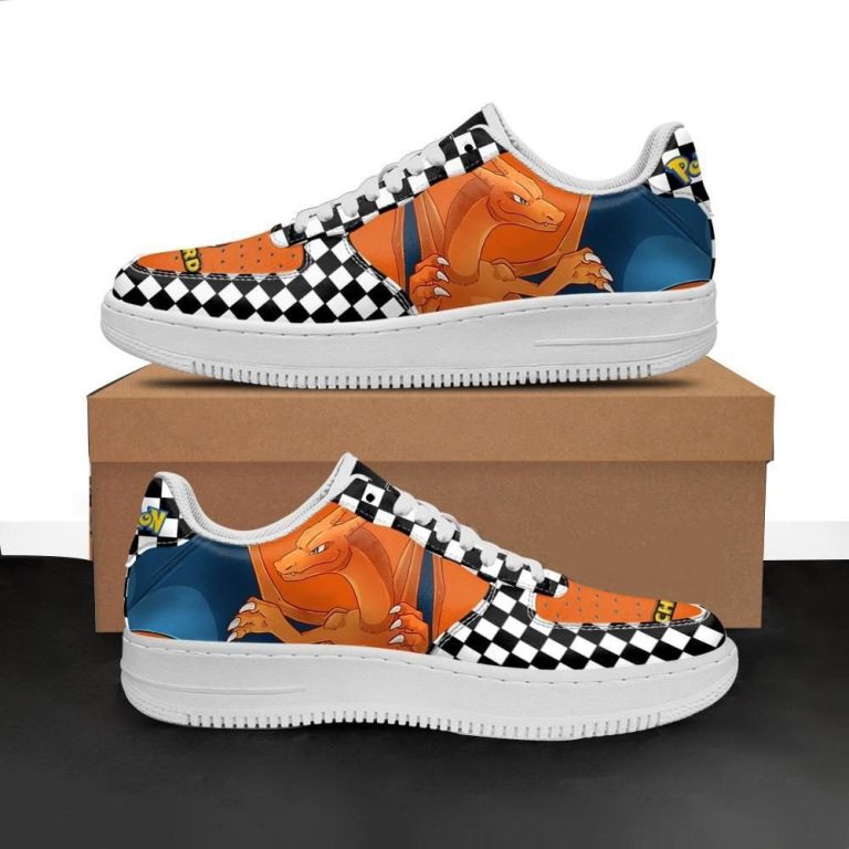Welcome Charizard Pokemon Caro Air Force 1 Low Top Shoes Sneakers