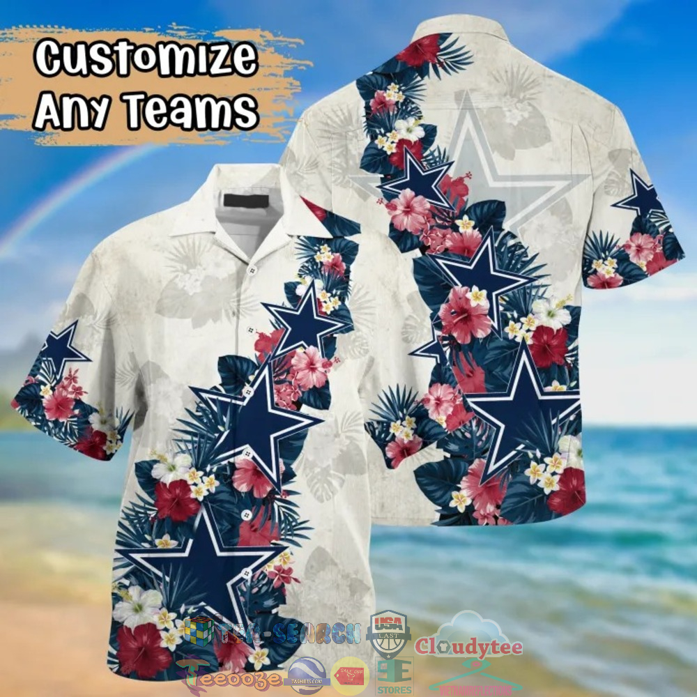 Dallas Cowboys NFL Flower Tropical Hawaiian Shirt