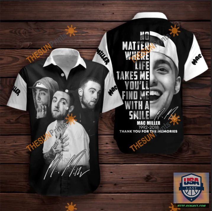 The Great Mac Miller Legends Never Die Hawaiian Shirts