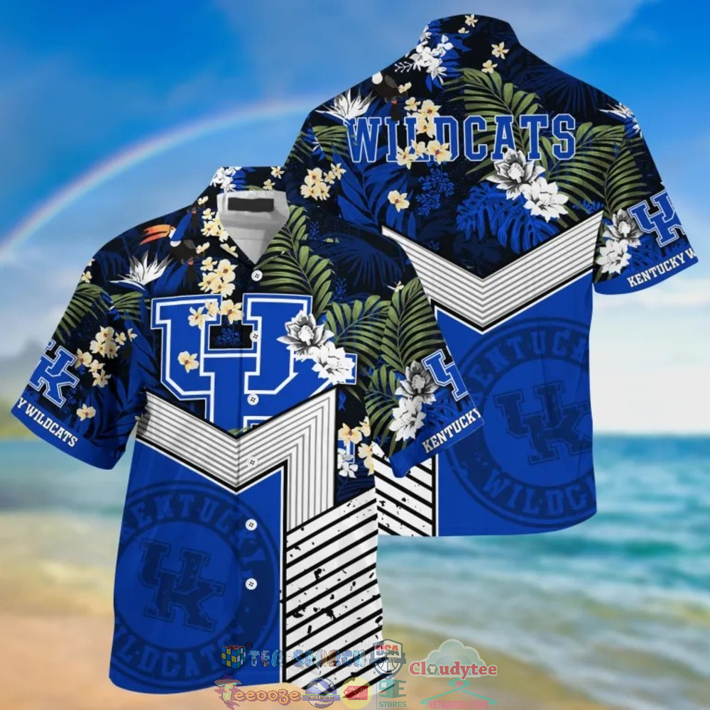 Kentucky Wildcats NCAA Tropical Hawaiian Shirt And Shorts
