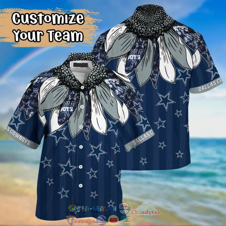 Dallas Cowboys NFL Native Feather Hawaiian Shirt
