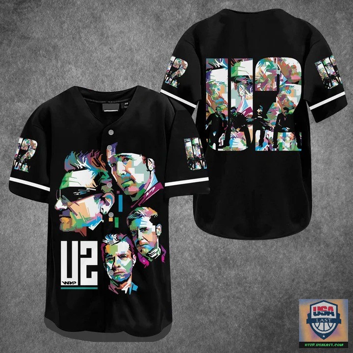 2022 Hot Sale U2 Band Baseball Jersey Shirt