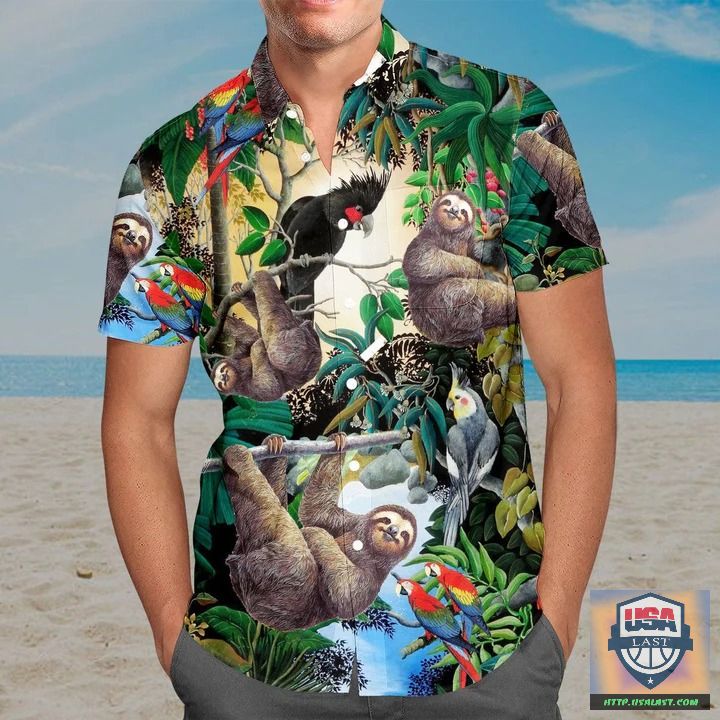 Best Sale Sloth Tropical Hawaiian Shirt New 2022