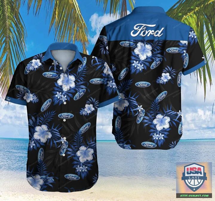 New Taobao Ford Short Sleeve Hawaiian Shirt