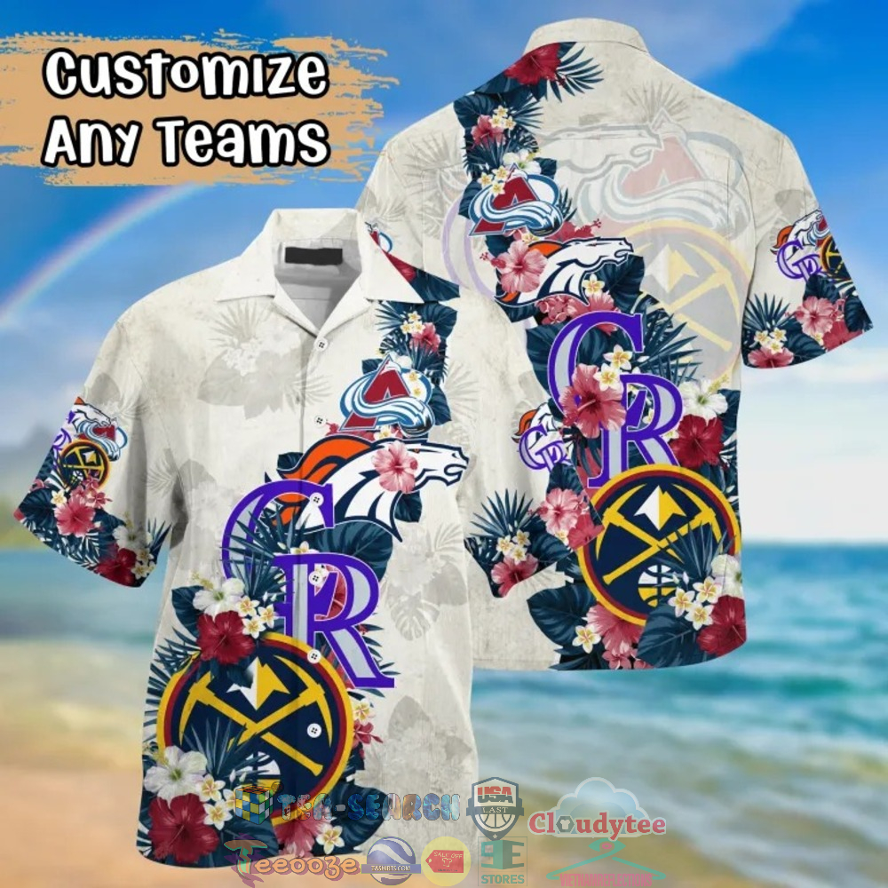 Colorado Sport Teams Flower Tropical Hawaiian Shirt