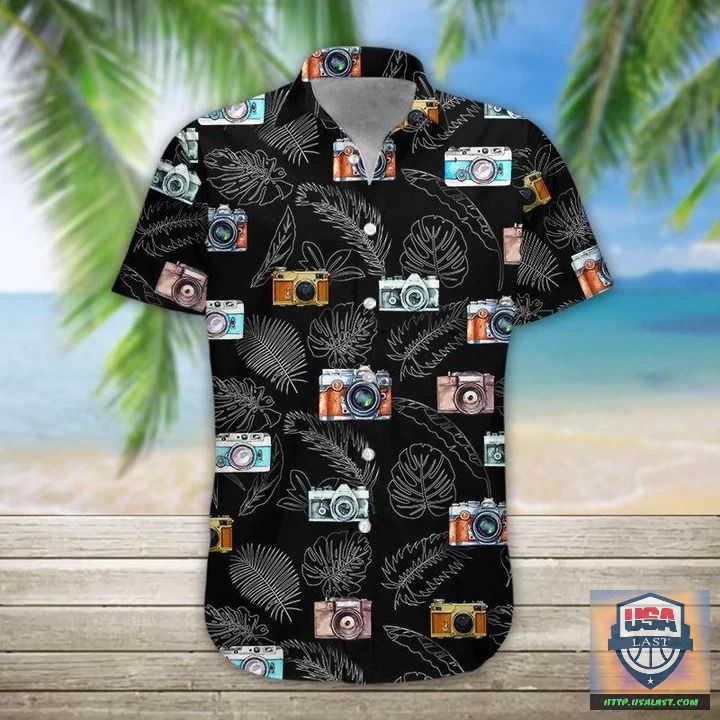 Excellent Camera Tropical Hawaiian Shirt New 2022