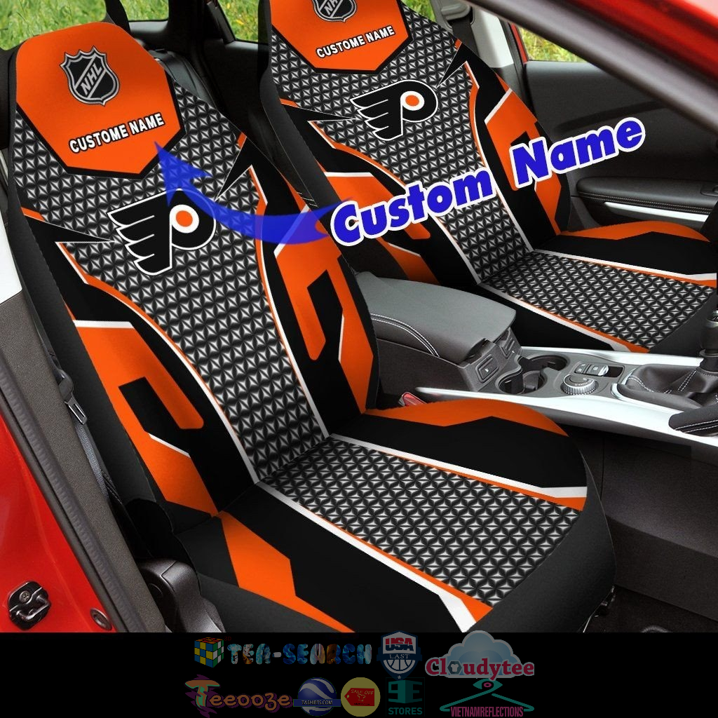 Personalized Philadelphia Flyers NHL ver 1 Car Seat Covers
