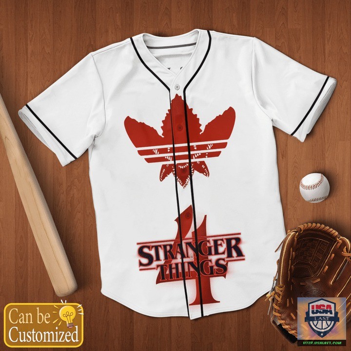 Best Quality Stranger Things 4 Demogorgon Adidas Personalized Baseball Jersey Shirt