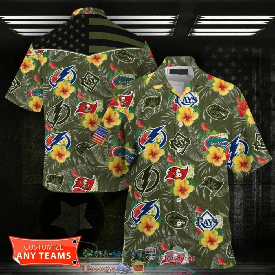Florida Sport Teams Tropical Hawaiian Shirt