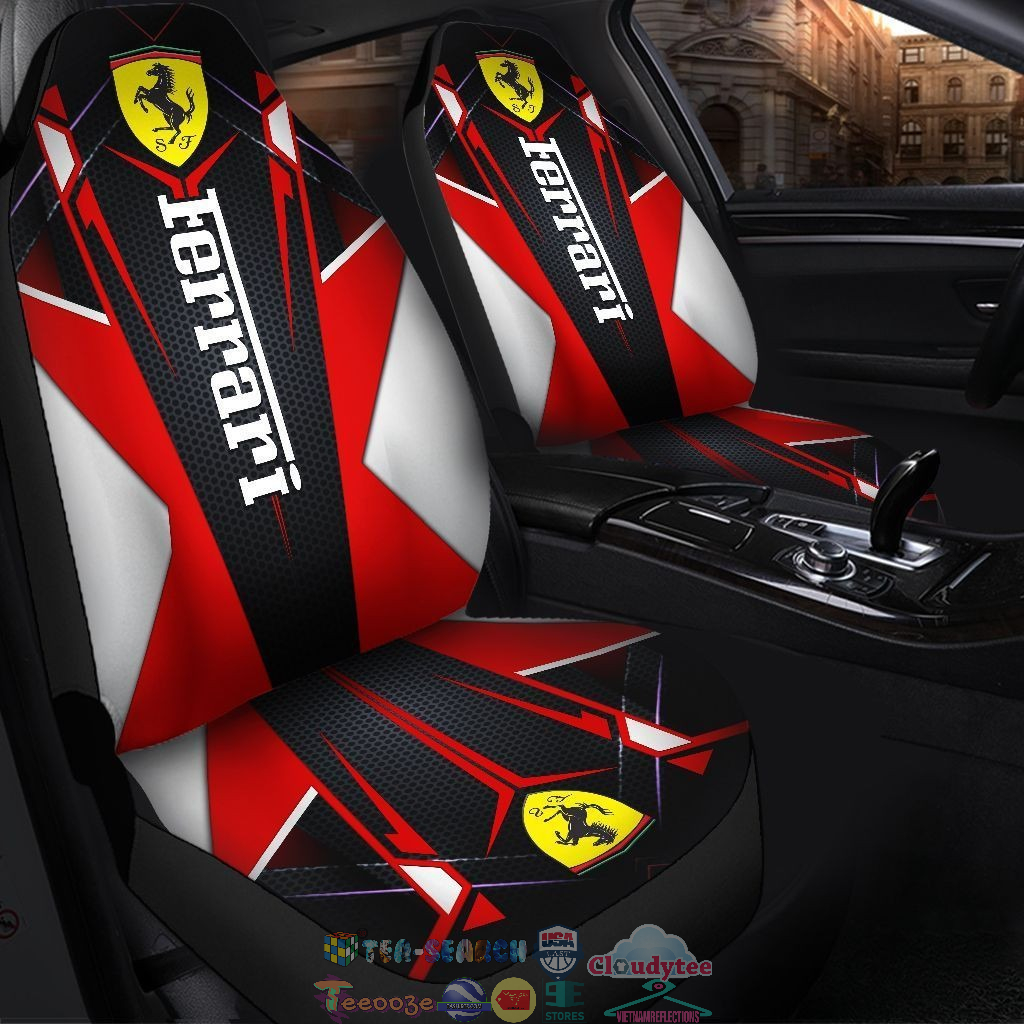 Ferrari ver 2 Car Seat Covers 2