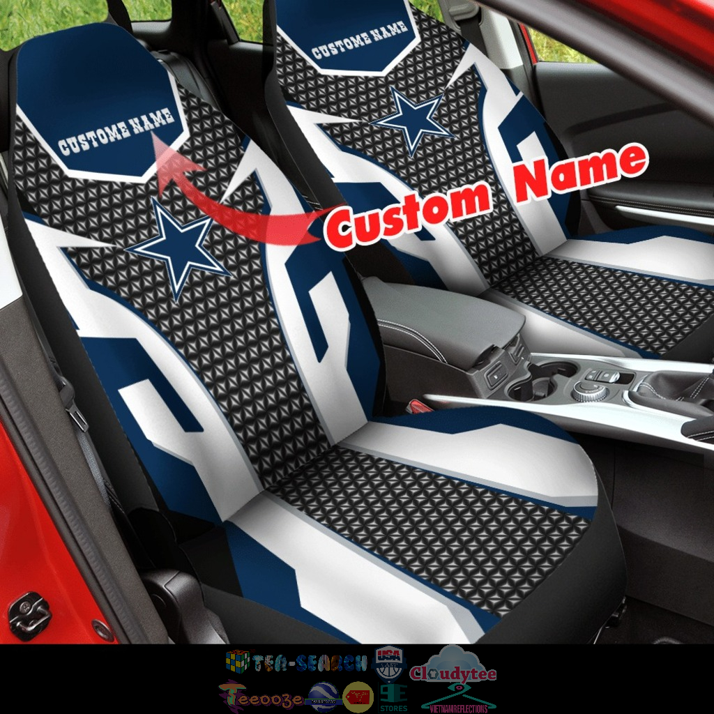 Personalized Dallas Cowboys NFL ver 1 Car Seat Covers