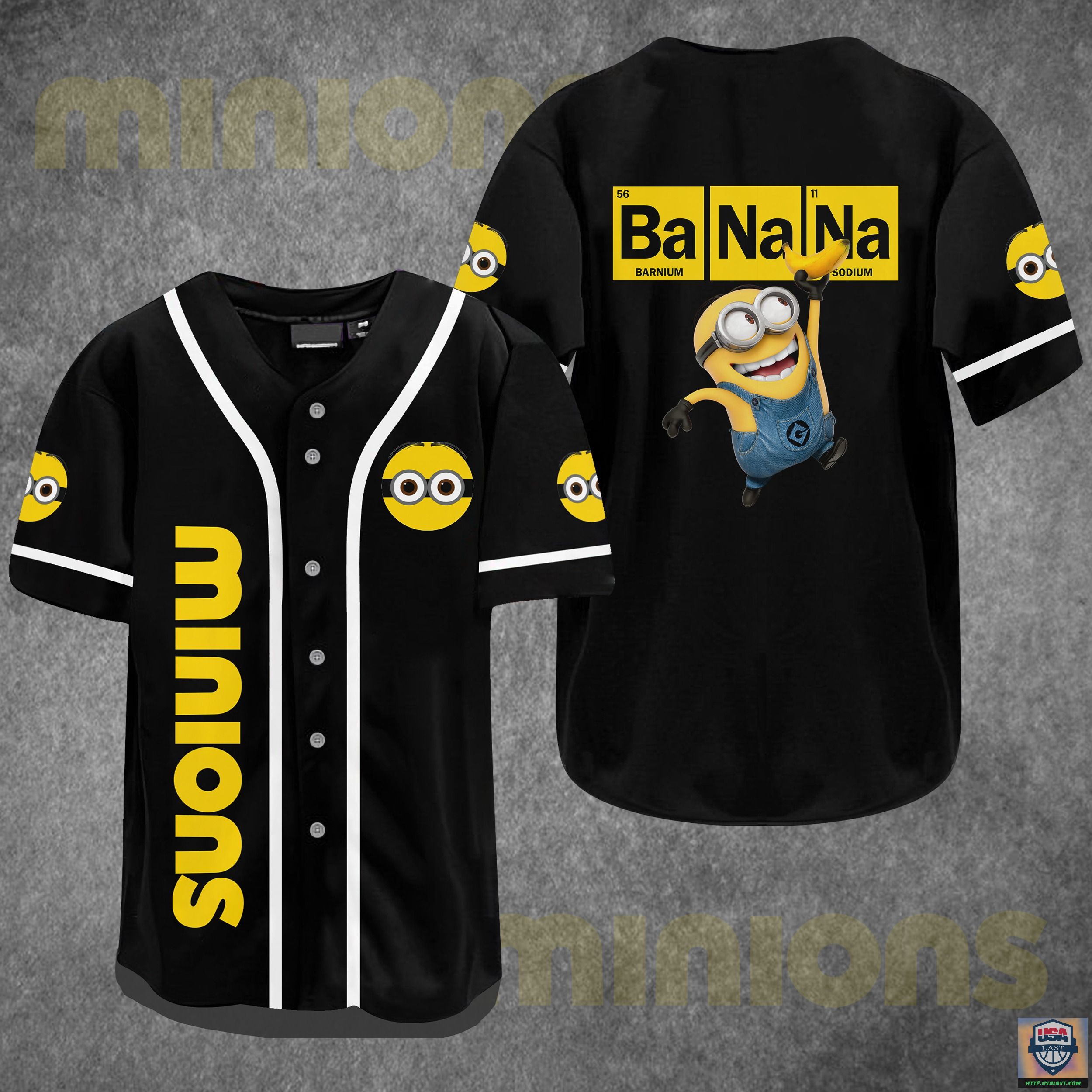 Trending Minion Banana Baseball Jersey Shirt