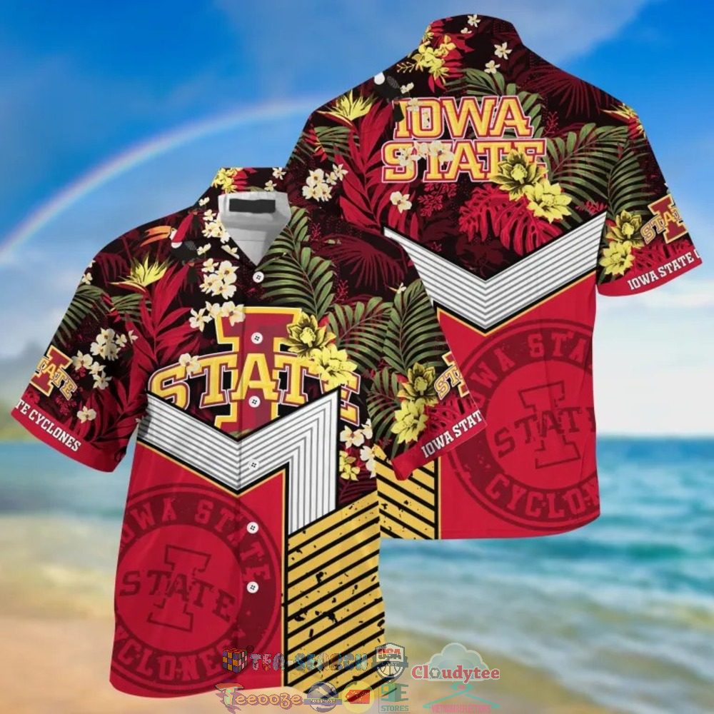 Iowa State Cyclones NCAA Tropical Hawaiian Shirt And Shorts
