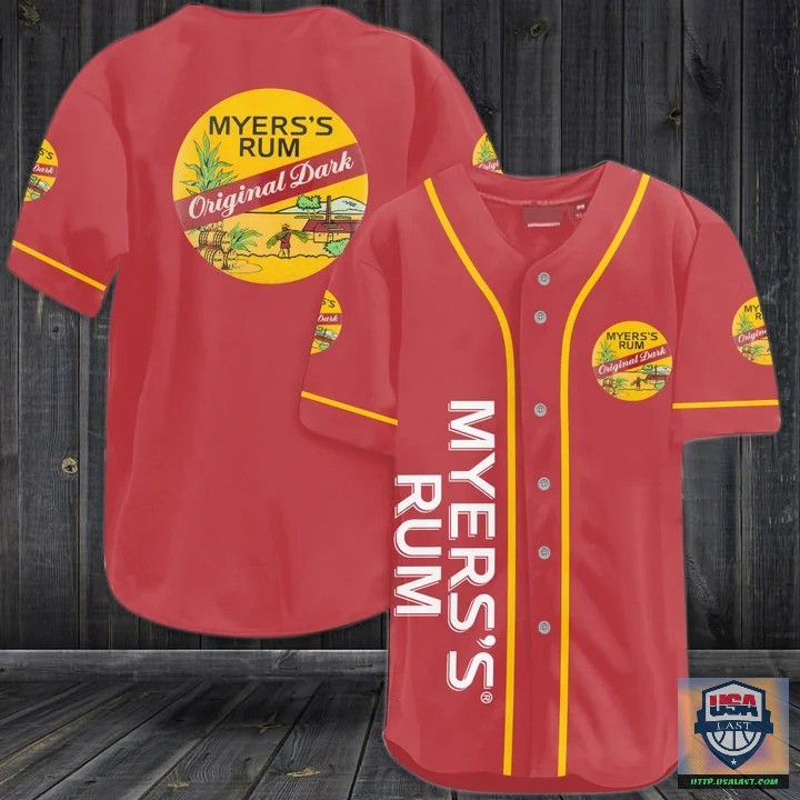 Good Quality Myers’s Rum Baseball Jersey Shirt