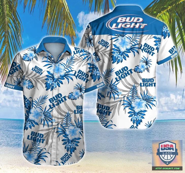 High Quality Bud Light Tropical Hawaiian Shirt New 2022