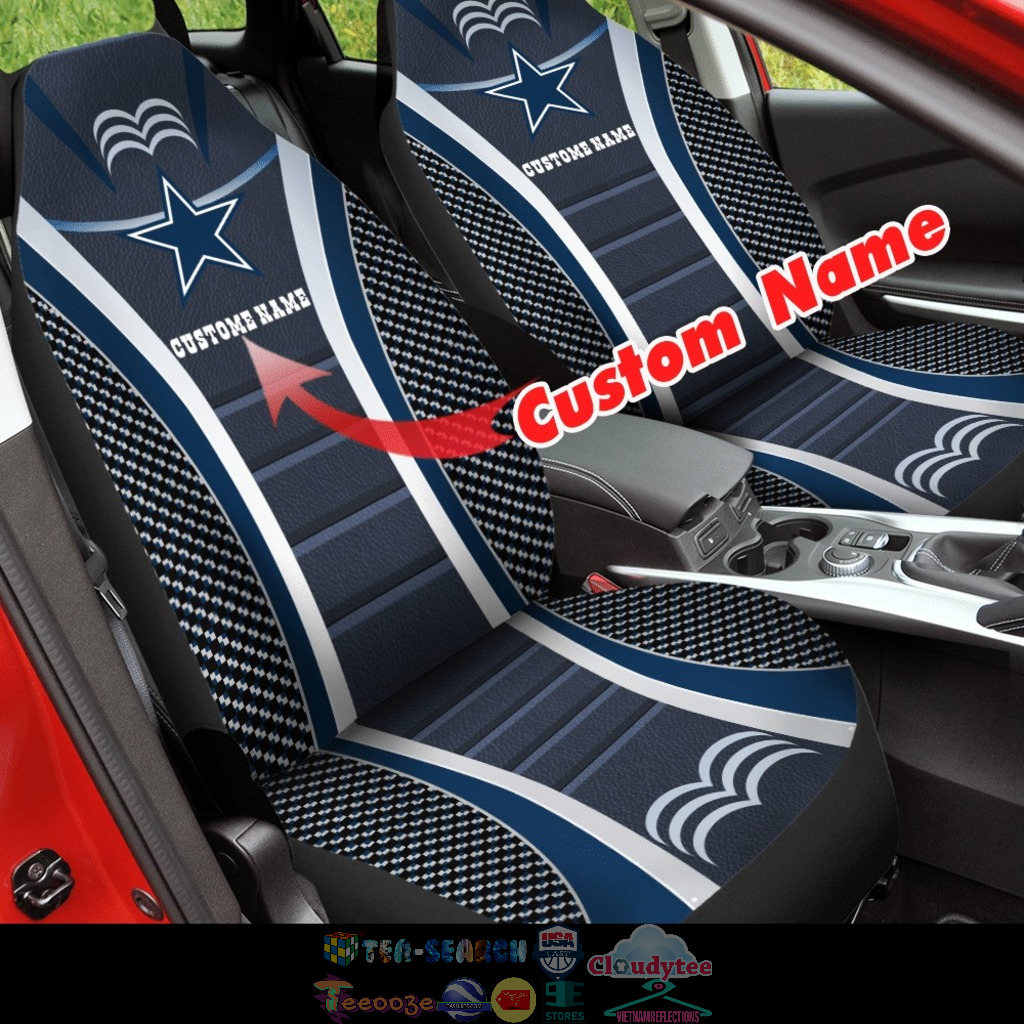 Personalized Dallas Cowboys NFL ver 4 Car Seat Covers