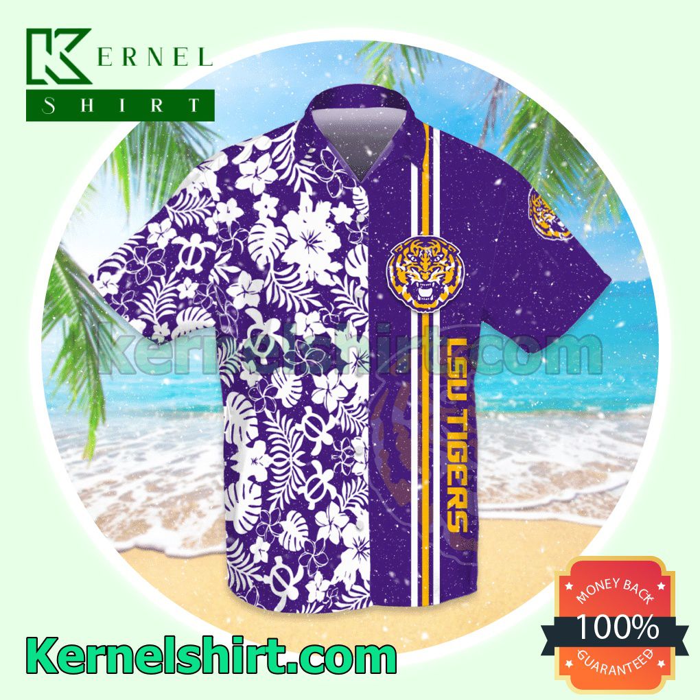 lsu tigers hawaiian shirt