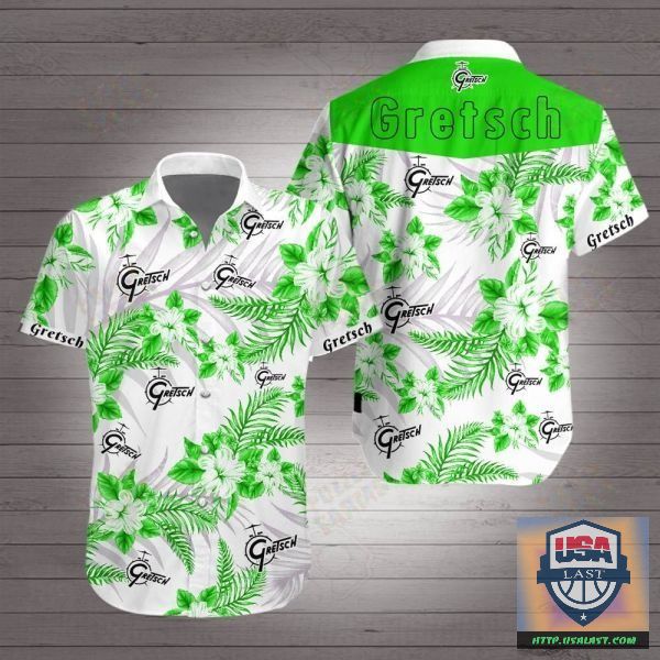 Great Gretsch Tropical Hawaiian Shirt New 2022