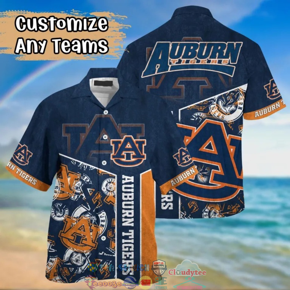 Auburn Tigers Logo NCAA Hawaiian Shirt