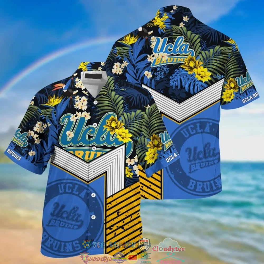 UCLA Bruins NCAA Tropical Hawaiian Shirt And Shorts