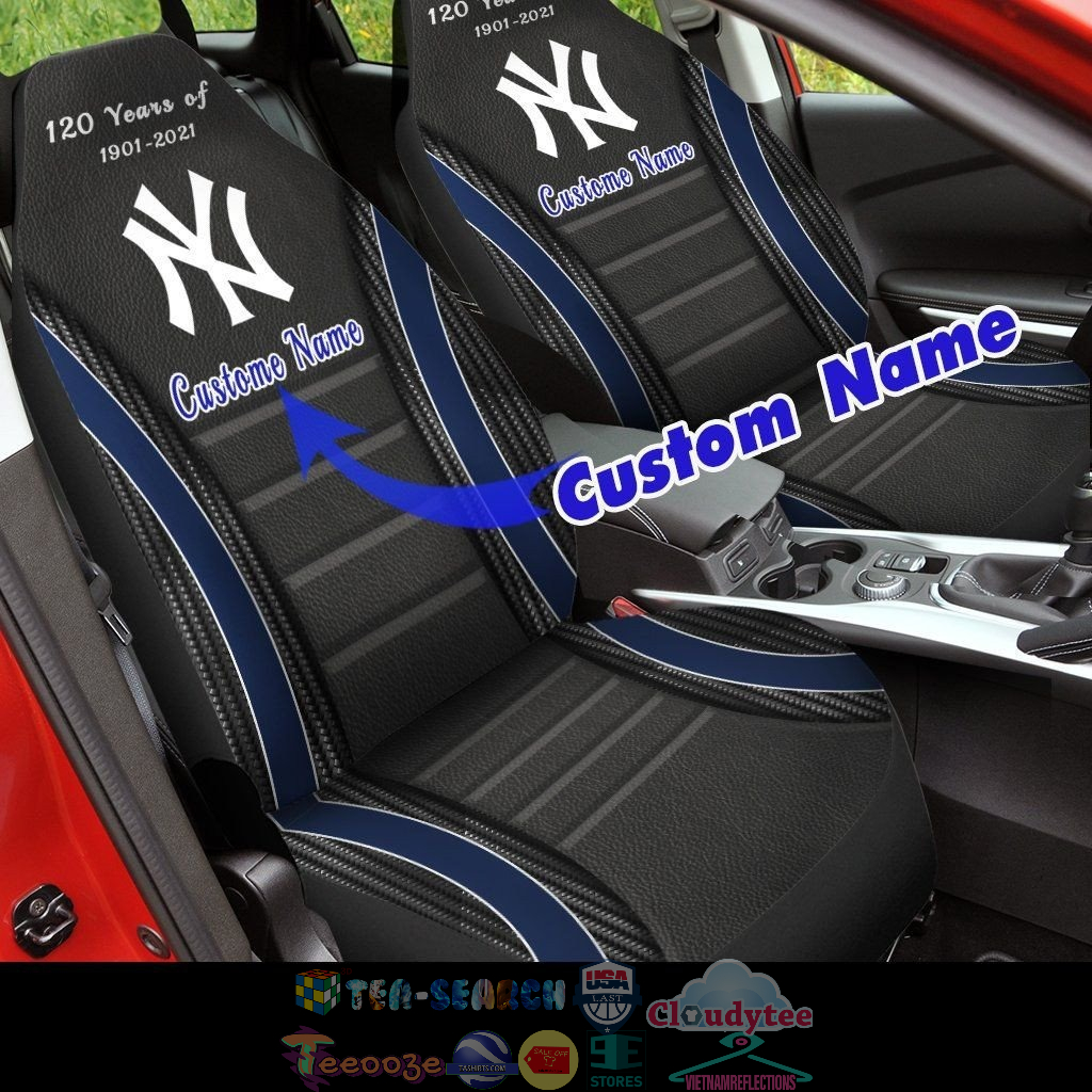 Personalized New York Yankees MLB ver 2 Car Seat Covers
