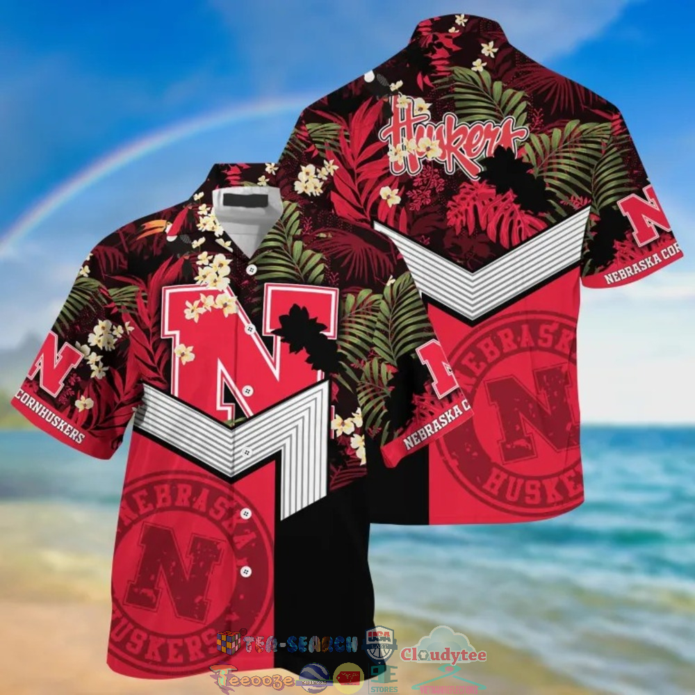 Nebraska Cornhuskers NCAA Tropical Hawaiian Shirt And Shorts