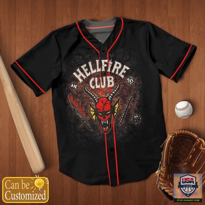 Fabulous Stranger Things Hellfire Club Baseball Jersey Shirt