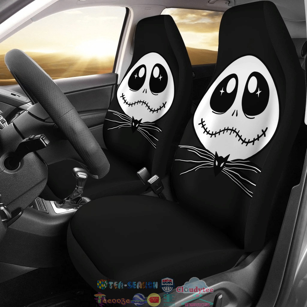 Jack Skellington Cute Face Car Seat Covers