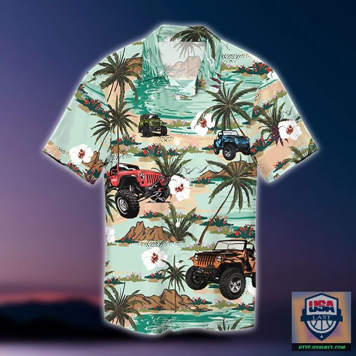 Hot Jeep Car Tropical Hawaiian Shirt New 2022