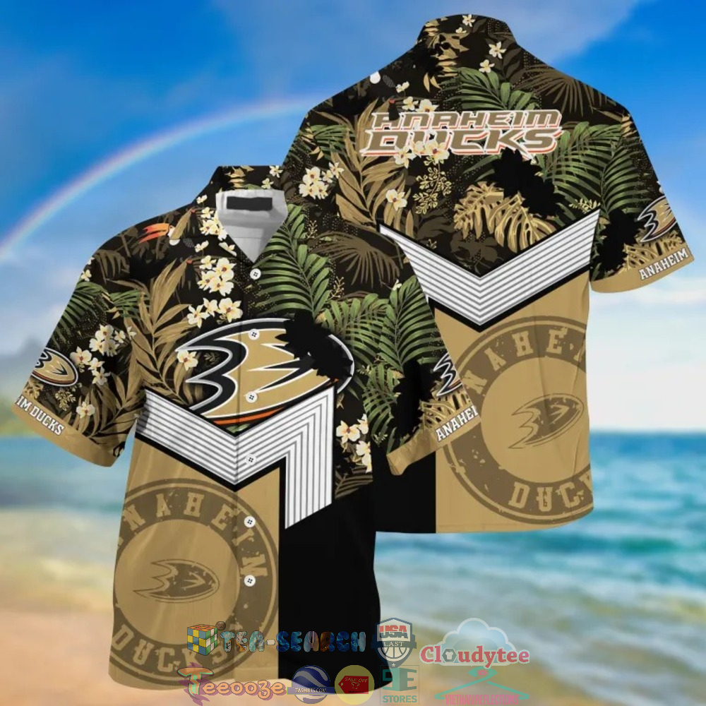 Anaheim Ducks NHL Tropical Hawaiian Shirt And Shorts
