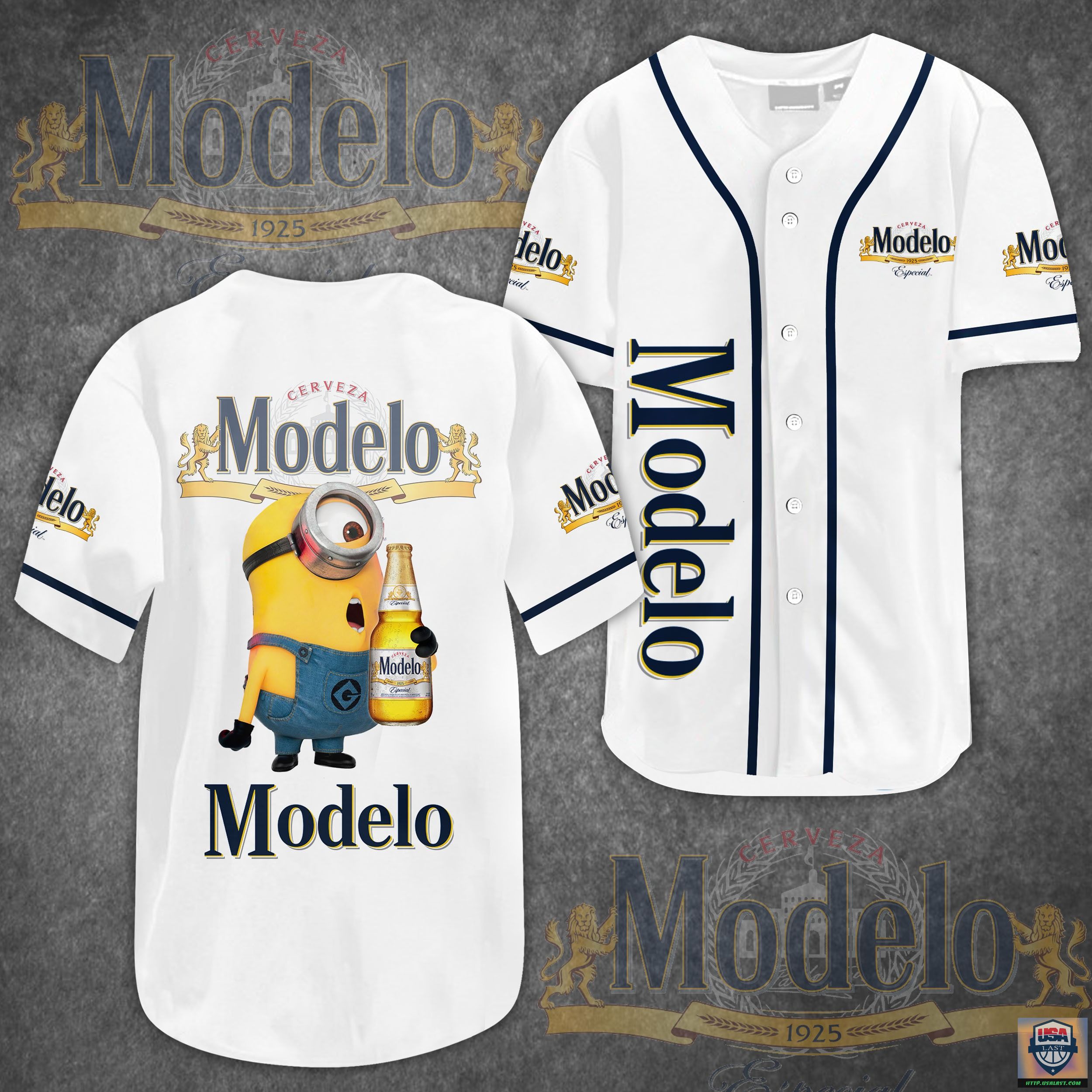The Great Minions Modelo Beer Baseball Jersey Shirt