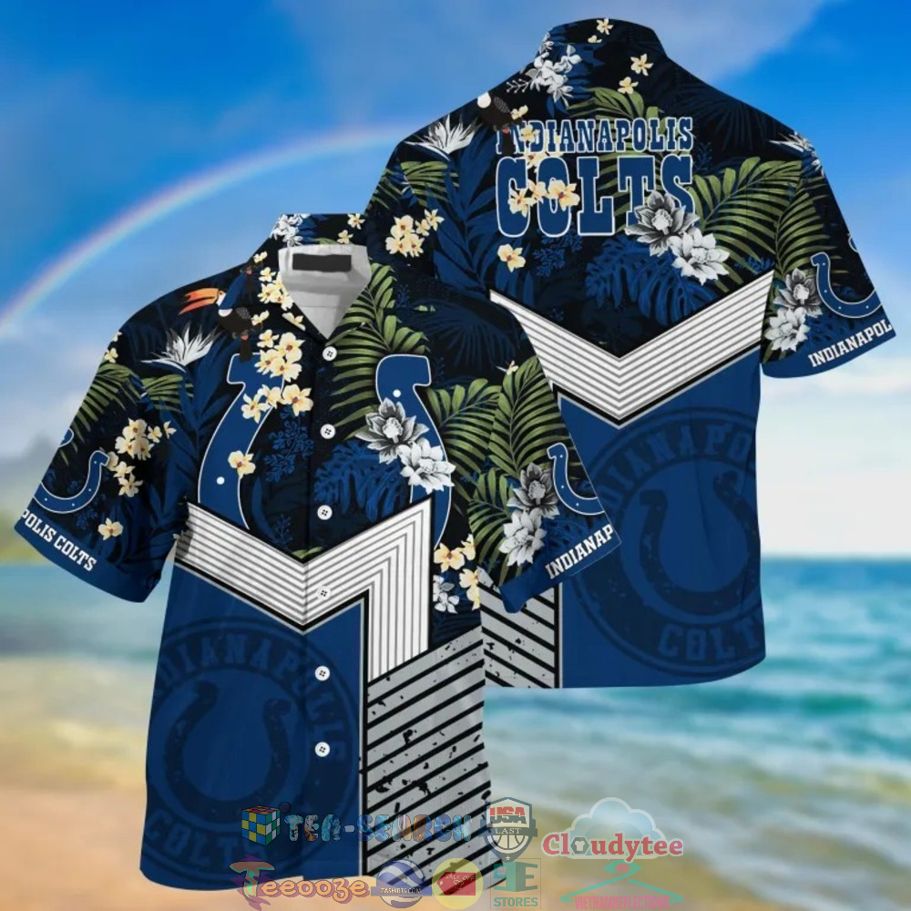 Indianapolis Colts NFL Tropical Hawaiian Shirt And Shorts
