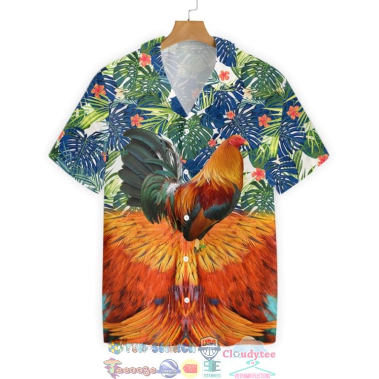 TH010722-32xxxRooster-Floral-Tropical-Leaves-Hawaiian-Shirt2.jpg