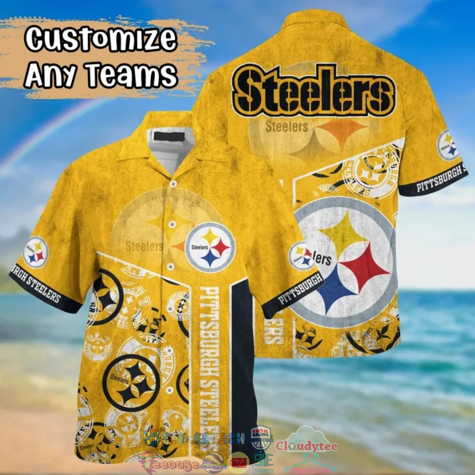 Pittsburgh Steelers Logo NFL Hawaiian Shirt