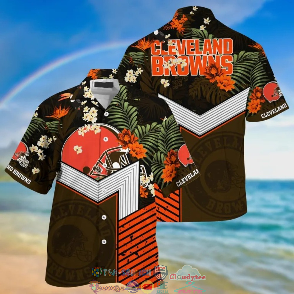 Cleveland Browns NFL Tropical Hawaiian Shirt And Shorts