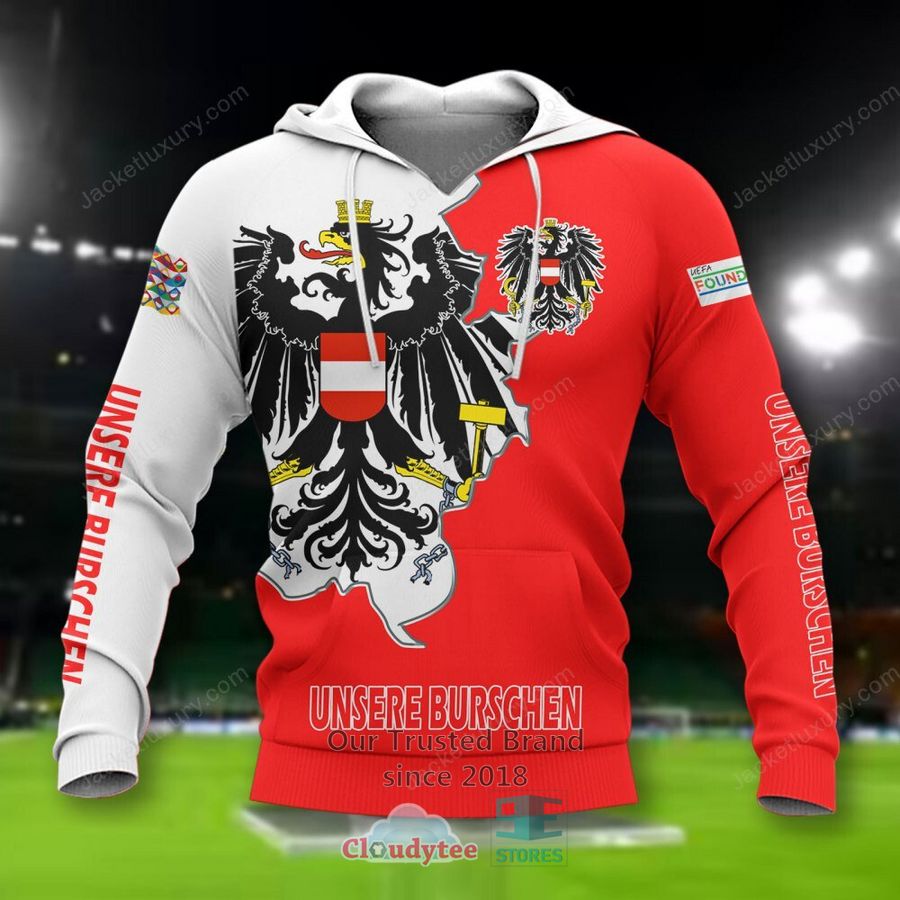 NEW Austria Unsere Burschen national football team Shirt, Short 34