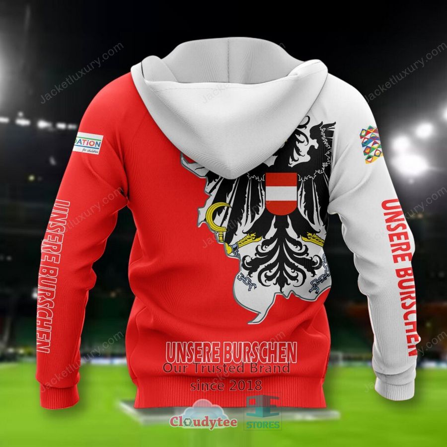 NEW Austria Unsere Burschen national football team Shirt, Short 3