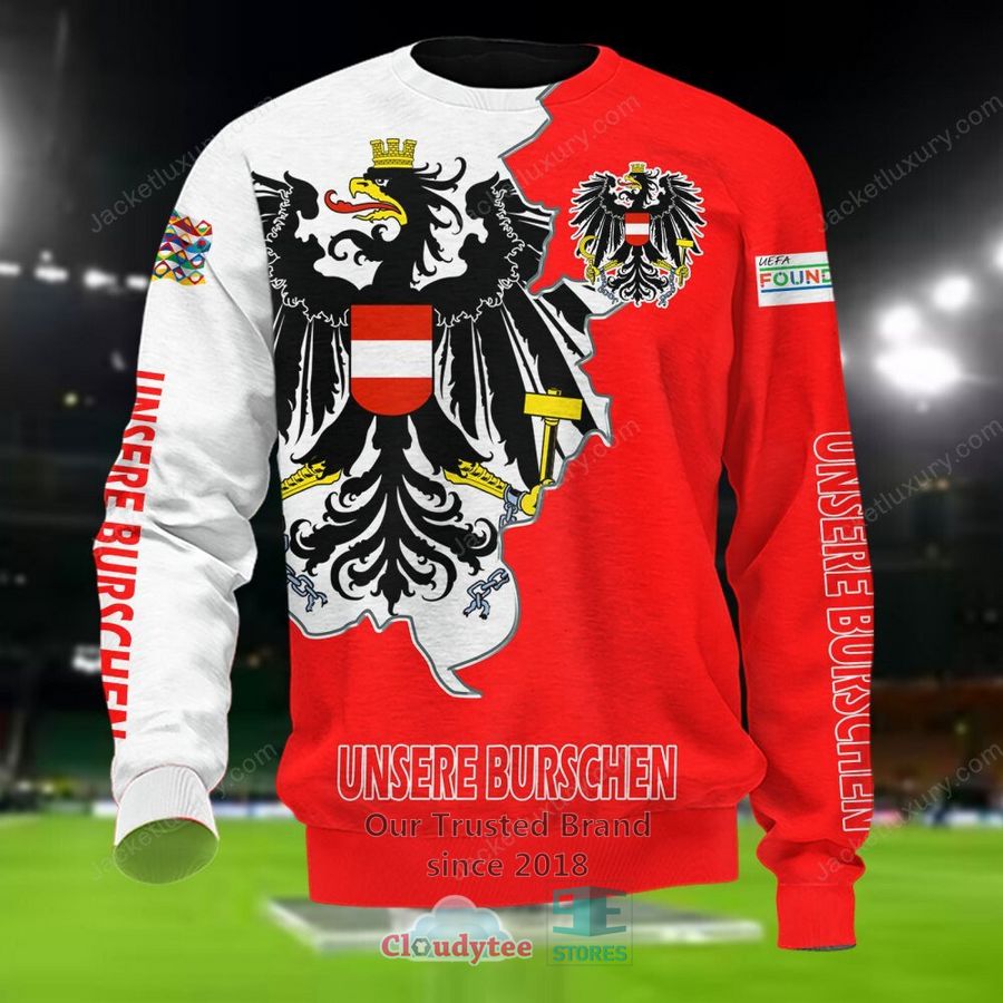 NEW Austria Unsere Burschen national football team Shirt, Short 5