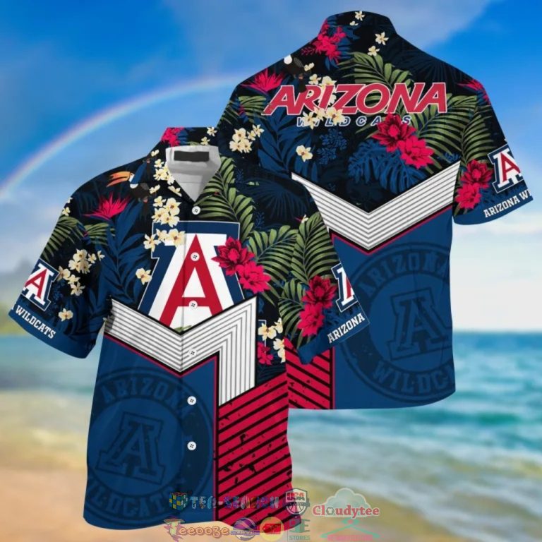 Arizona Wildcats NCAA Tropical Hawaiian Shirt And Shorts